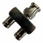 72157 Coaxial Adapter BNC (m) to 2x BNC (f)