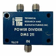 DMS211 Techincal Research Power Divider Combiner 2 Way SMA 6-18Ghz