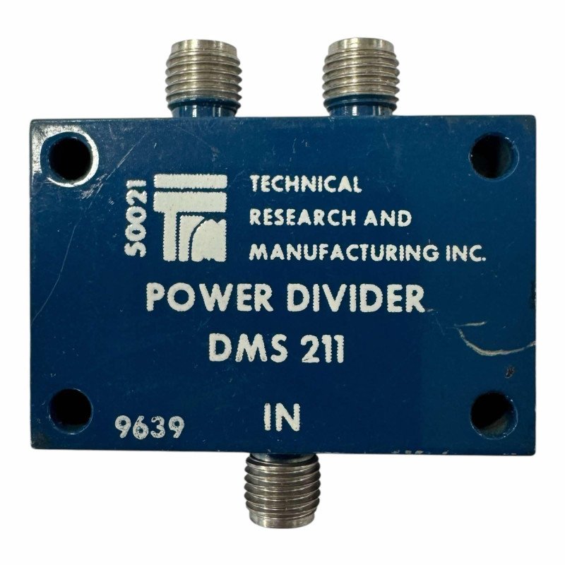 DMS211 Techincal Research Power Divider Combiner 2 Way SMA 6-18Ghz