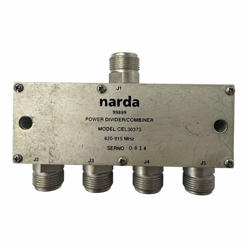 CEL 30373 Narda Wilkinson Power Divider 4 Way 100W N type 820-915Mhz