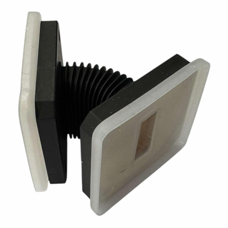 LM250752126 Waveguide Semi Flexible Semi-Flex 45 Degree WR-112 WR112 Length 42mm