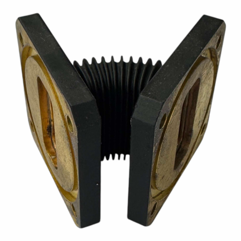 LM250752126 Waveguide Semi Flexible Semi-Flex 45 Degree WR-112 WR112 Length 42mm