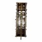 Air Variable RF Capacitor 3-Section 20-300pf 2000V 20%