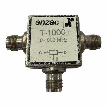 T-1000 Anzac Power Divider 2 Way 10-1000Mhz TNC(f)