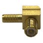 R113183000 RADIALL MCX / RIGHT ANGLE CONNECTOR  2.6/50D CABLE