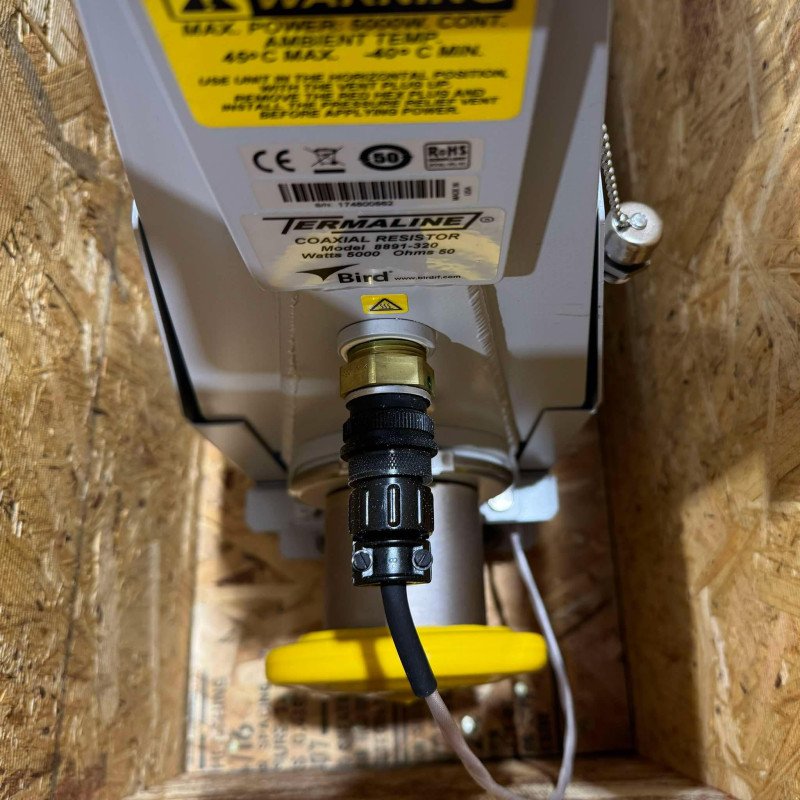 8891-320 8891 BIRD Dummy Load 5000W 3-1/8EIA DC-2.4Ghz w Overload thermoswitch 8890-008