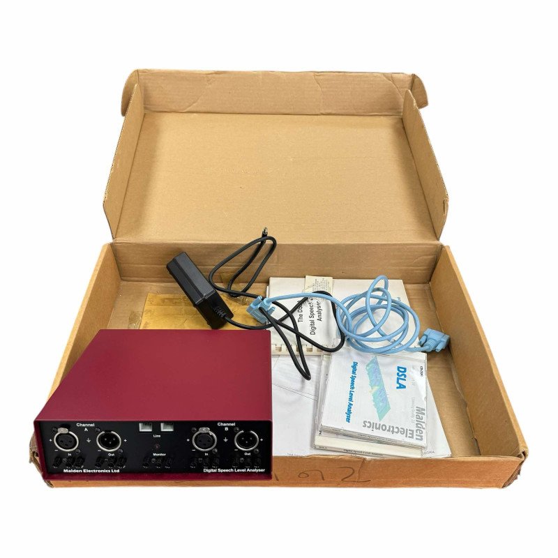 MALDEN ELECTRONICS DIGITAL SPEECH LEVEL ANALYZER