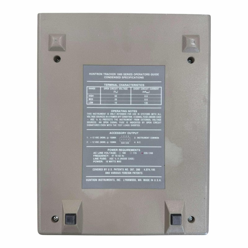 Huntron Tracker 1000 Component Analyser 230Vac HTR1005B-1S