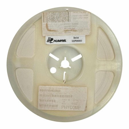 Phycomp Ceramic Capacitor SMD/SMT 22PF 50V 5% C0603JRNPO9BN220 QTY:4000