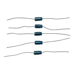 10UF 16V AXIAL ELECTROLYTIC CAPACITOR SPRAGUE QTY:5