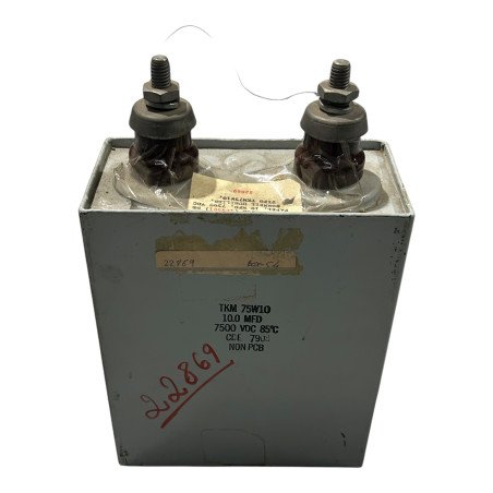 TKM75M10 Paper In Oil Capacitor Non-PCB 10uf 7500V