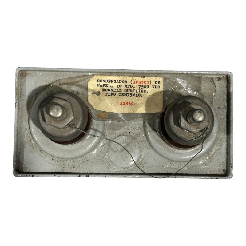 TKM75M10 Paper In Oil Capacitor Non-PCB 10uf 7500V