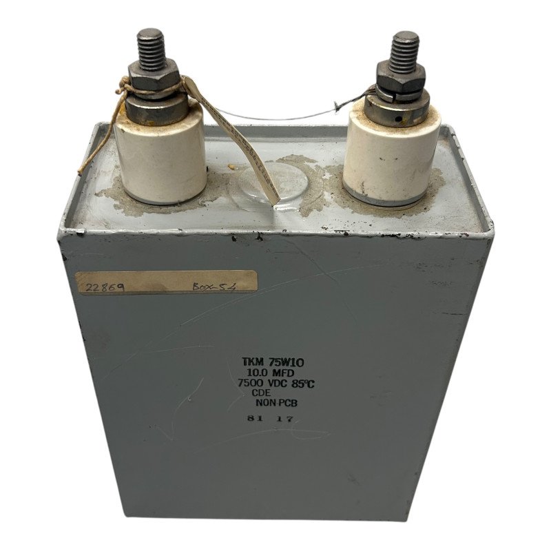 TKM75M10 Paper In Oil Capacitor Non-PCB 10uf 7500V