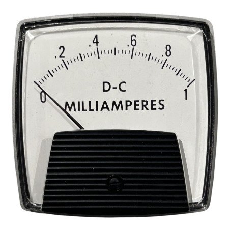 254-3 General Electric Precision Panel Meter 0-1MADC 0-1MA