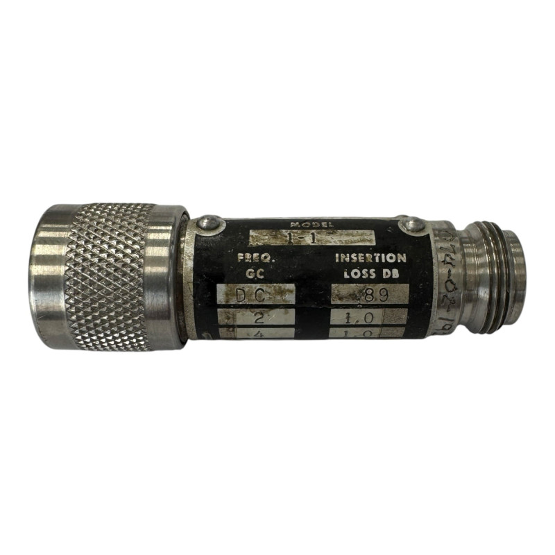 1-1 Weinschel Fixed Coaxial Attenuator N type 1DB DC-12.4Ghz 5W 50Ohm