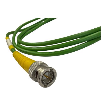 Sechs Coaxial Cable Assembly Green BNC Male to Male 2Meters