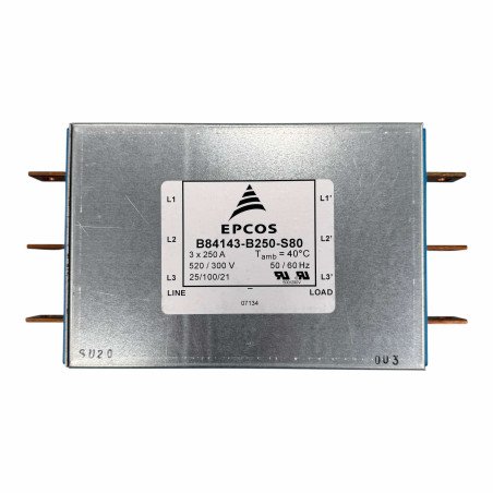 B84143-B250-S80 Epcos Power Line Filter 3X250A 520V