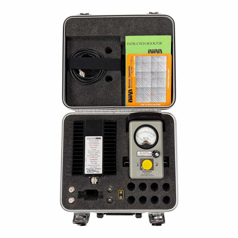 4410A Bird Multipower RF Wattmeter / Case / Load 8065 / Adapters sn9104