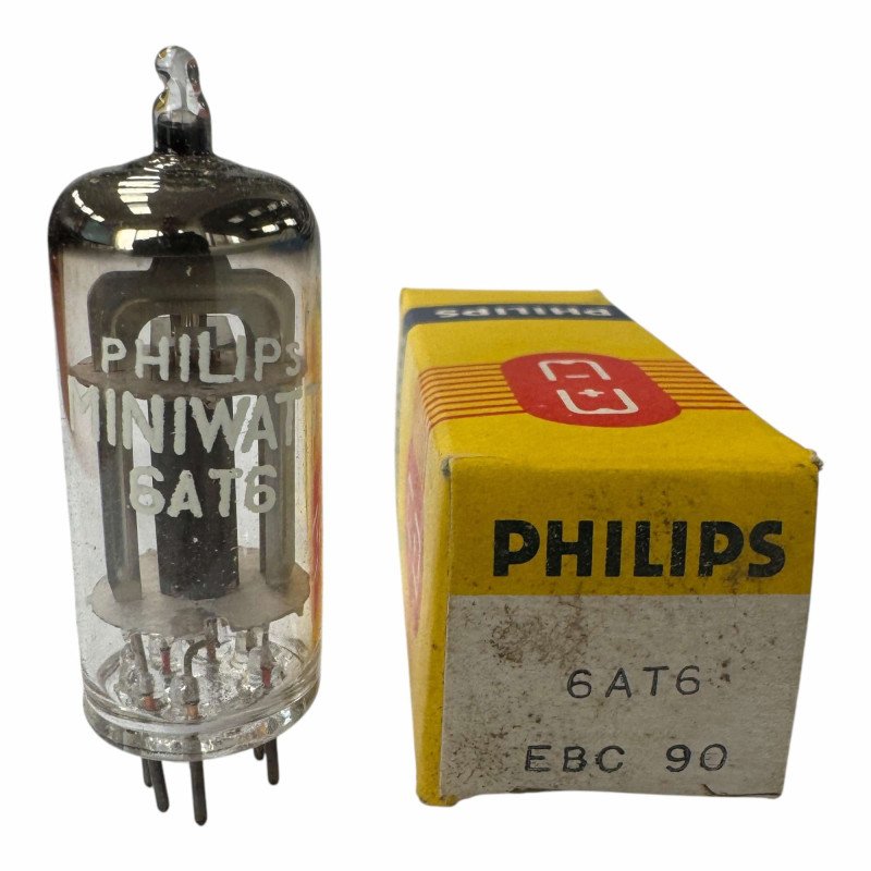 6AT6 EBC90 Philips Miniwatt Electron Tube Valve
