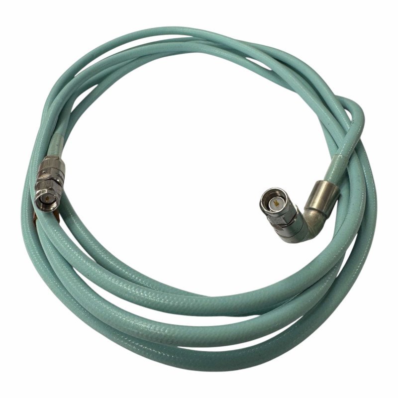 Precision Coaxial Cable Assembly SMA Male - Angled 18Ghz 240cm