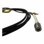 Precision Coaxial Cable Assembly 3mm SMA Male 18Ghz 184cm