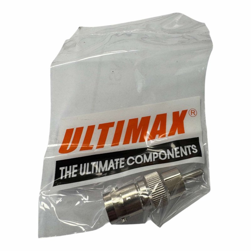 V8202 Ultimax RF Coaxial Adapter Straight BNC (f) - RCA (m)