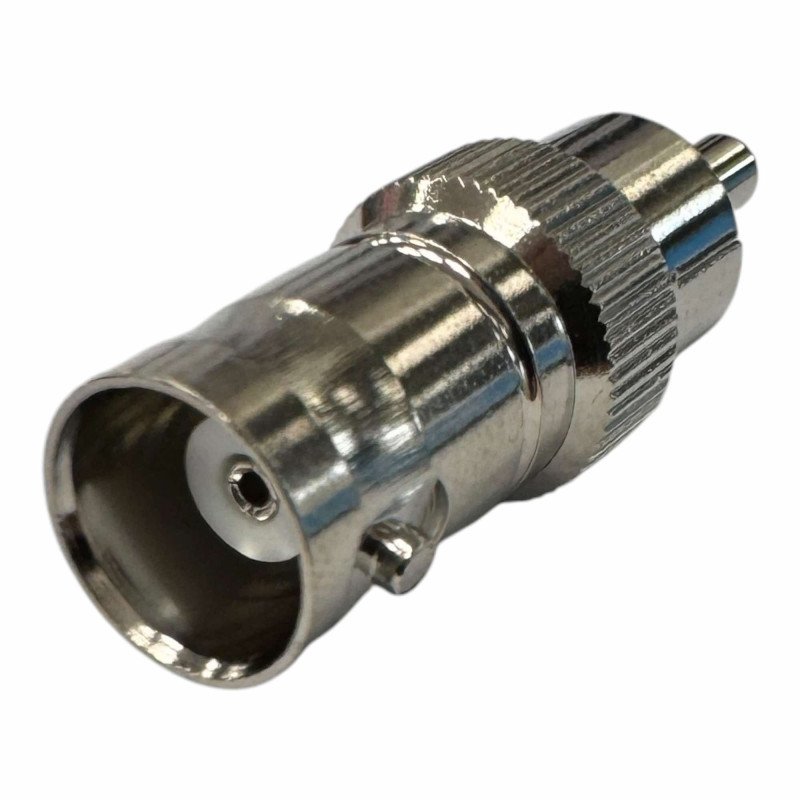 V8202 Ultimax RF Coaxial Adapter Straight BNC (f) - RCA (m)