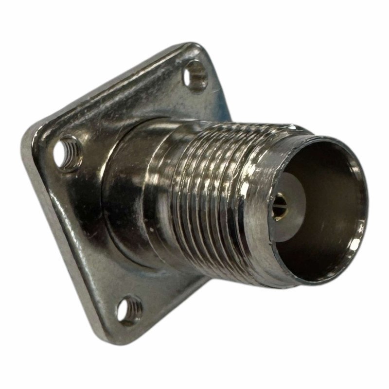 V7424 Ultimax Coaxial Connector Chassis Panel Mount 4-Hole TNC Female
