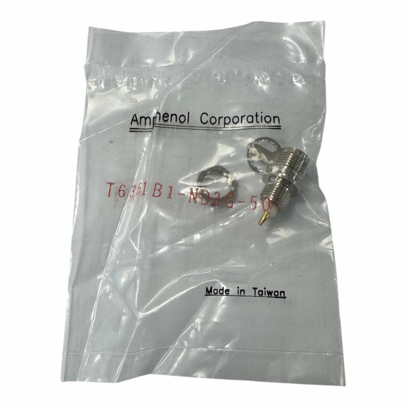 T6351B1-ND3G-50 RF Coaxial Connector TNC Coaxial Straight Bulkhead Jack, Solder