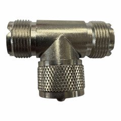 V7526 Ultimax RF Coaxial Tee "T" Adapter UHF Male - Female