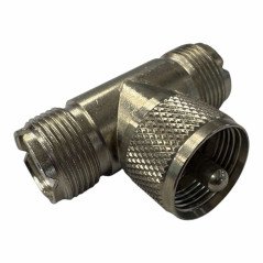 V7526 Ultimax RF Coaxial Tee "T" Adapter UHF Male - Female