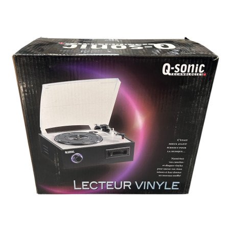 Q Sonic Turntable Player USB Stereo