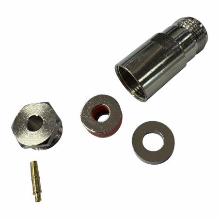 V7312AT Ultimax RF Coaxial Connector Clamp N type Female For RG-58