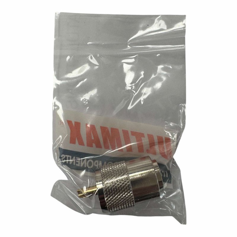 V7506BΚ Ultimax RF Coaxial Connector Twist On PL-259 UHF (m) for RG-59