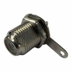 V7223 Ultimax RF Coaxial Connector Bulkhead Chassis Ground F Type Female