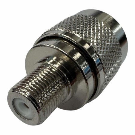 V7325 Ultimax RF Coaxial Adapter F Type Female to N Type Male