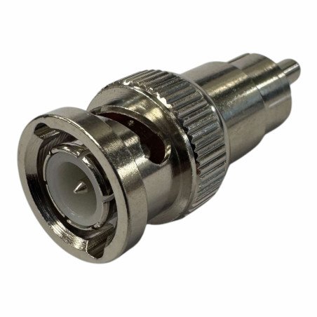 V7055-D Ultimax RF Coaxial Adapter BNC Male to RCA Male