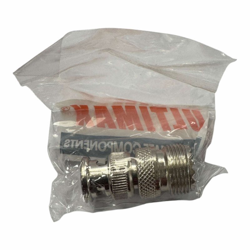 V7060-DC Ultimax Coaxial Adapter UHF Female SO-239 to BNC Male