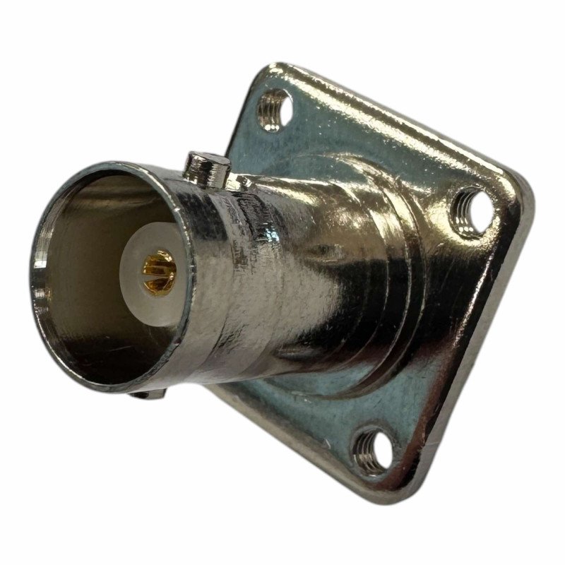 V7033 Ultimax Coaxial Connector Chassis Mount 4-Hole BNC Female