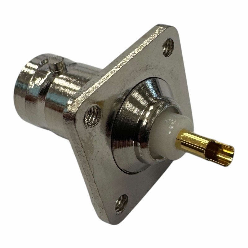 V7033 Ultimax Coaxial Connector Chassis Mount 4-Hole BNC Female