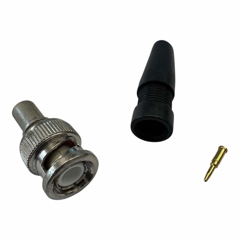 V7003SA-D Ultimax RF Coaxial Connector BNC Male for RG58 Crimp Mold Boot
