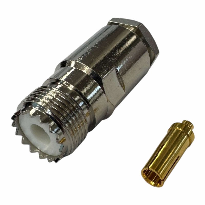 V7510SA Ultimax Coaxial Connector Clamp SO-239 UHF Female For RG58
