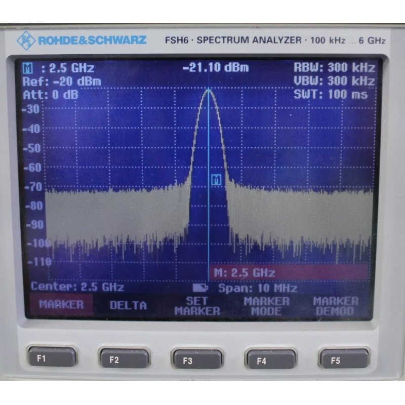 FSH6 Rohde Schwarz Spectrum Analyser 100khz-6Ghz SN:102219