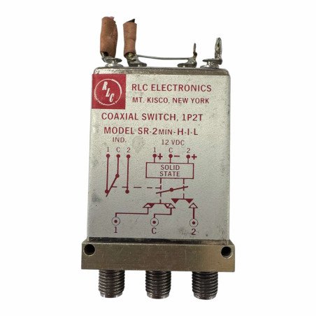 SR-2MIN-H-I-L RLC Coaxial Switch SP2T 12VDC SMA