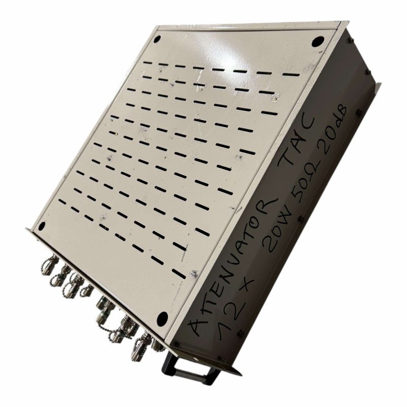 Genex RF Attenuator Matrix Rack Mount TNC 12x 20W 50R 20db