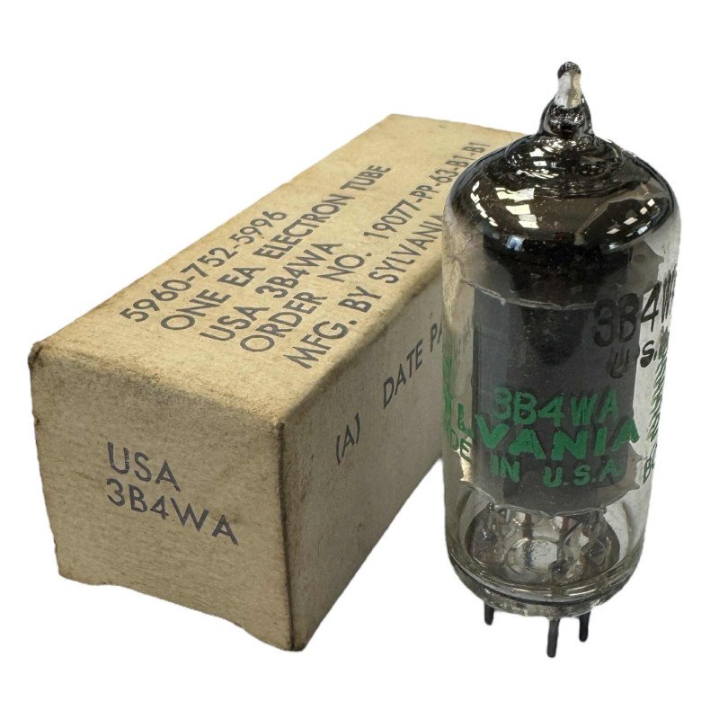 3B4WA 3B4 Sylvania Electron Tube 5960-00-752-5996