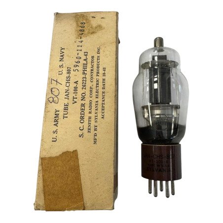 807 VT-100-A JAN-CHS-807 Electron Tube 5960-00-114-4868
