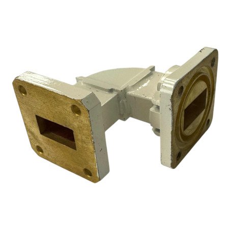 Waveguide H Bend Section 90° WR75 WR-75 58x57mm