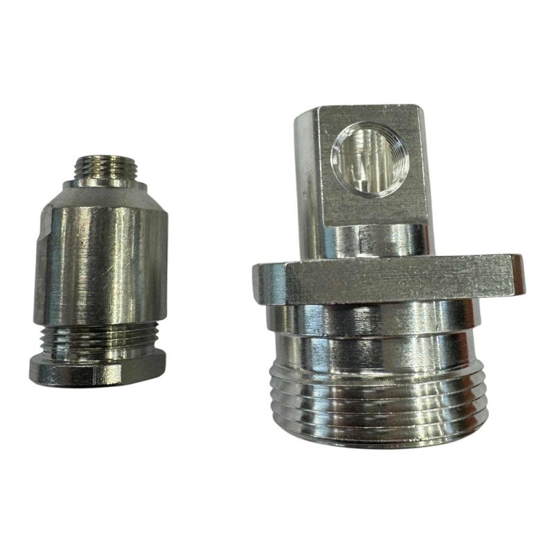 CPE Coaxial Connector Chassis Mount 4-Hole 7/16 Female For RG-214