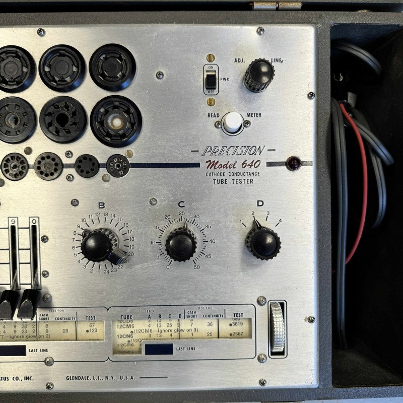Precision Model 640 Cathode Conductance Tube Tester 230Vac